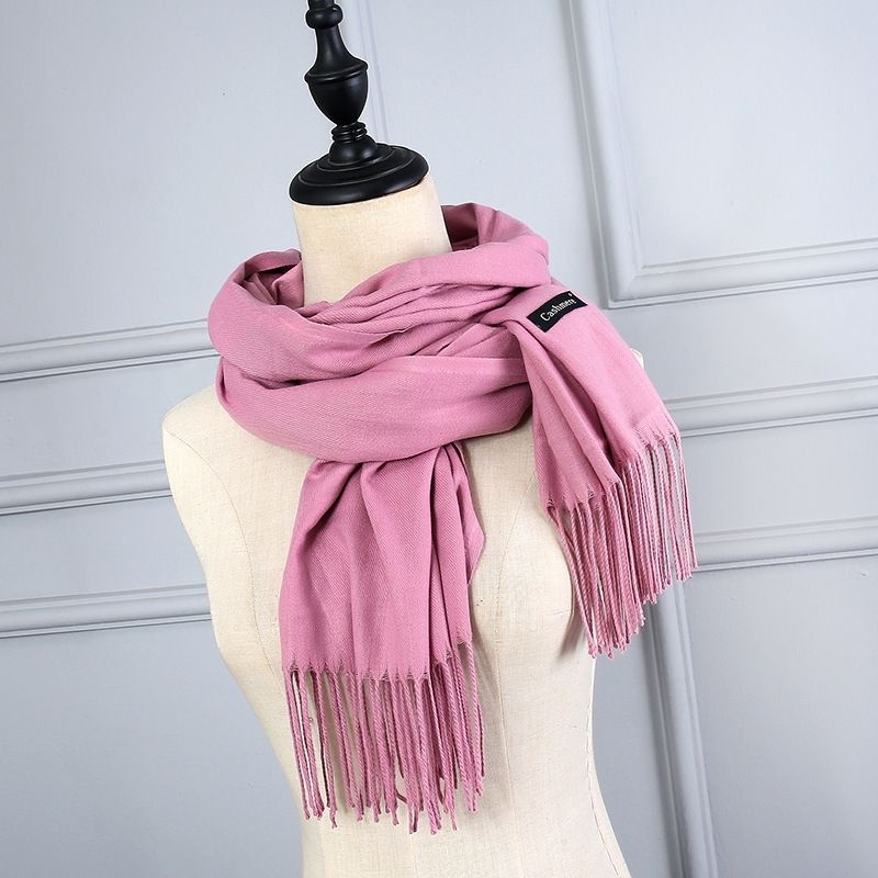 Syal Korea Cashmere Immitation Fashion Winter Autumn Musim Dingin Syal -