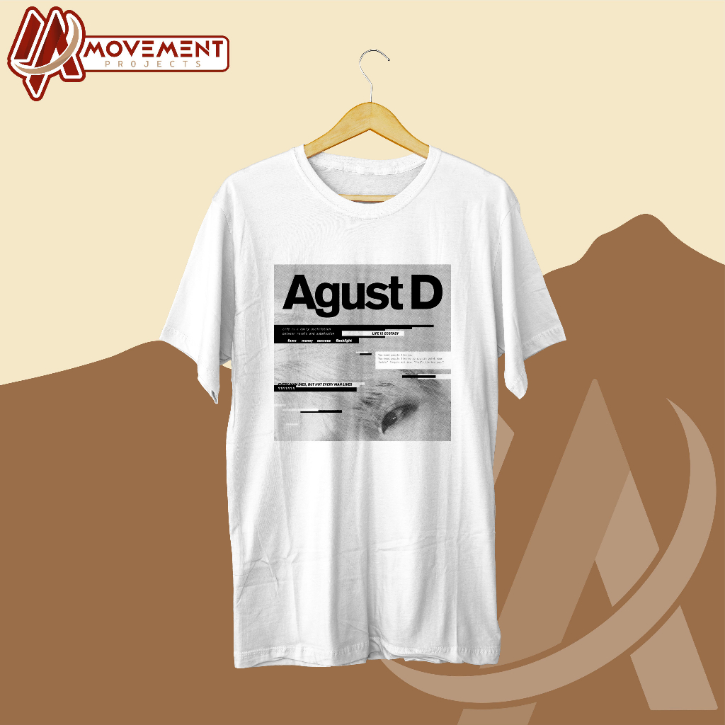 [PREMIUM] KAOS AGUST D &quot;SUGA&quot; BTS