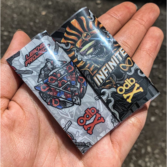 RK Ready wrap baterai 18650 odb free pouch Odb x Leikha Infinite Battery