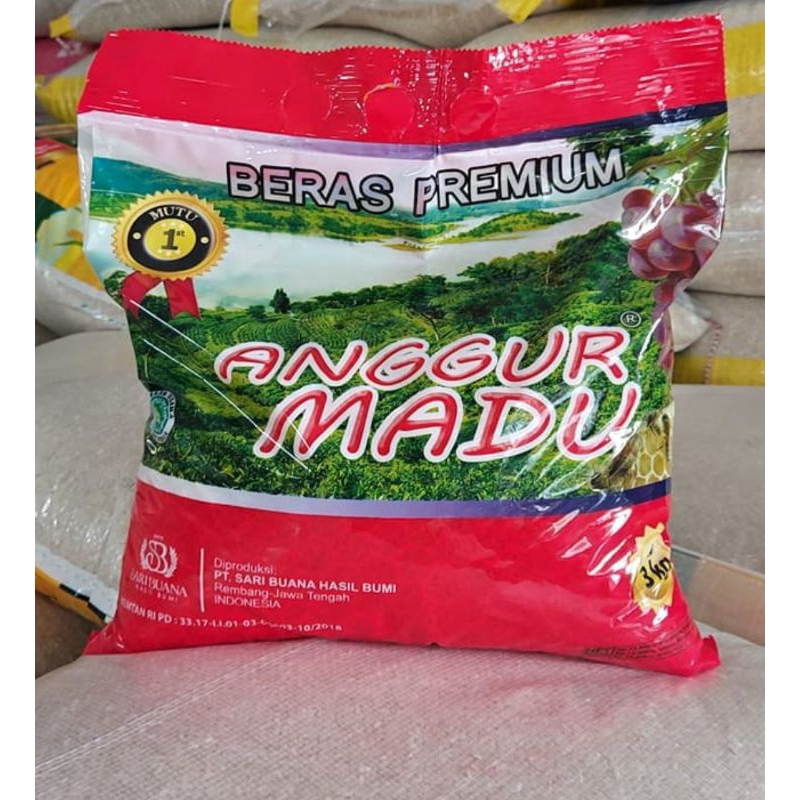 beras kemasan 3 kg