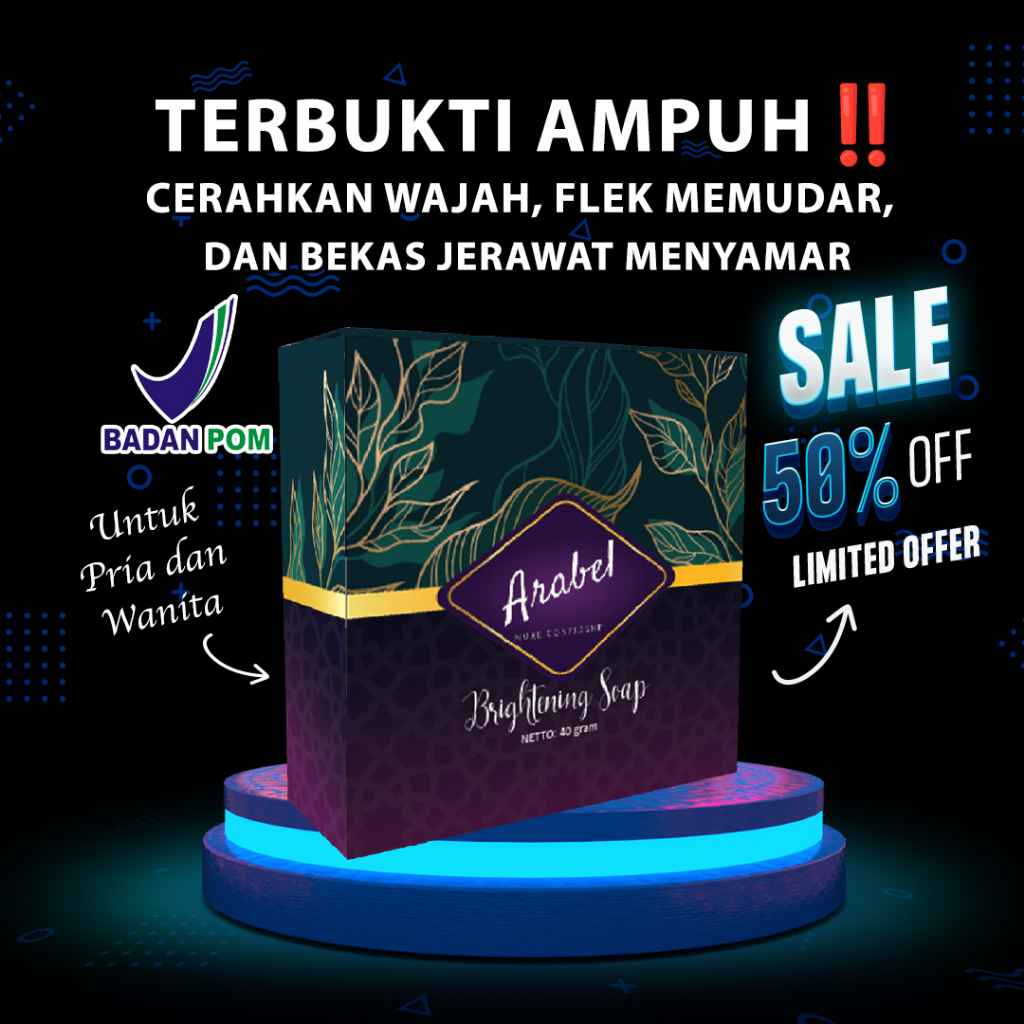 Sabun Arabel Penghilang Bekas Jerawat Dan Bopeng Ampuh