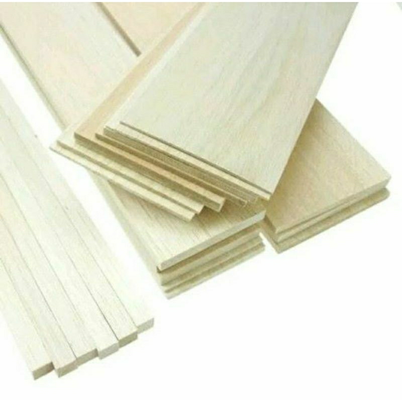 Balsa Sheet - Kayu Balsa Grade A tebal 1,5 mm