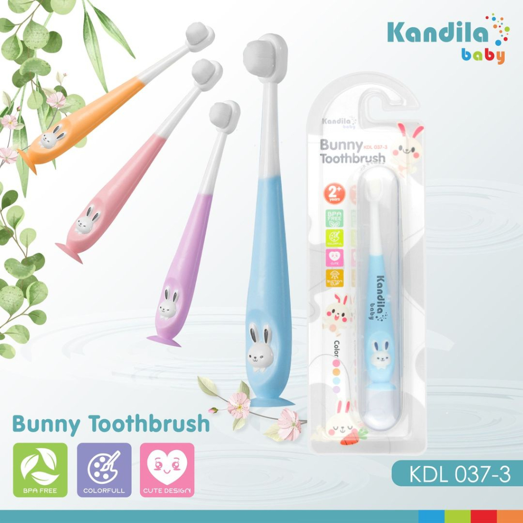 Kandila Baby KDL037-3 Bunny Toothbrush - Sikat Gigi Anak Bayi