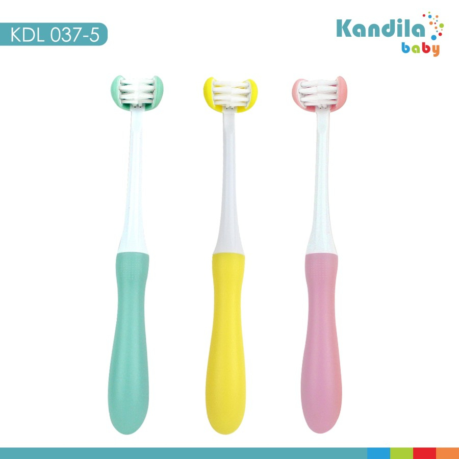 Kandila Baby KDL037-5 3D Toothbrush - Sikat Gigi Anak Bayi