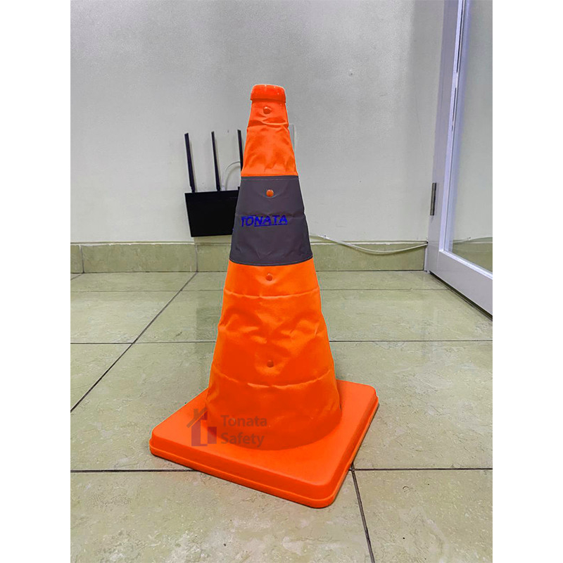 Foldable Traffic Cone Emergency 45 cm / Kerucut Lalu Lintas Lipat