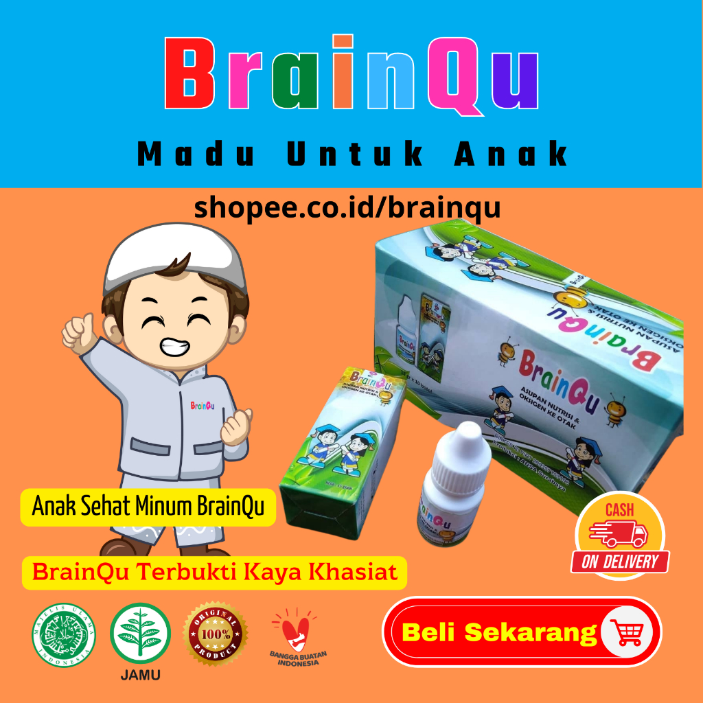BRAINQU ANAK SUSAH MAKAN NUTISI OTAK Anak | BrainQu madu anak