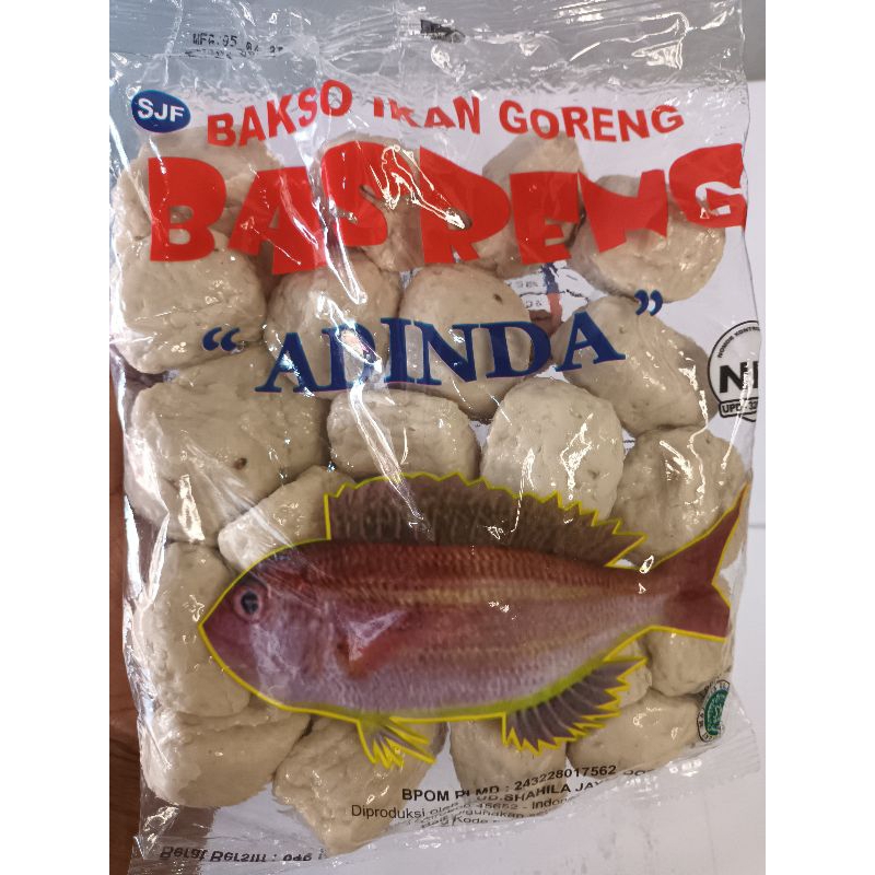 

Baso goreng adinda 1pack/bks isi 24-25butir berat 650gram