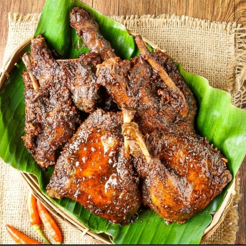 

bebek goreng sambal item siap saji