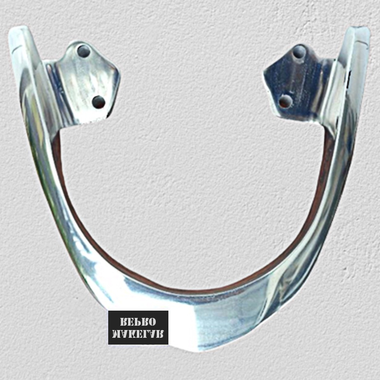 Begel Planger Belakang Honda Beat F1 Warna Silver Behel Pegangan Jok Blakang FI 2012 2015 Warna Putih