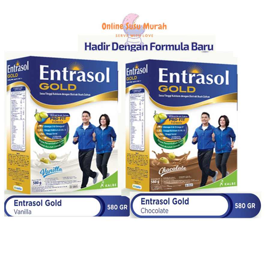 ENTRASOL GOLD PROFIT COKLAT VANILA 580 GR