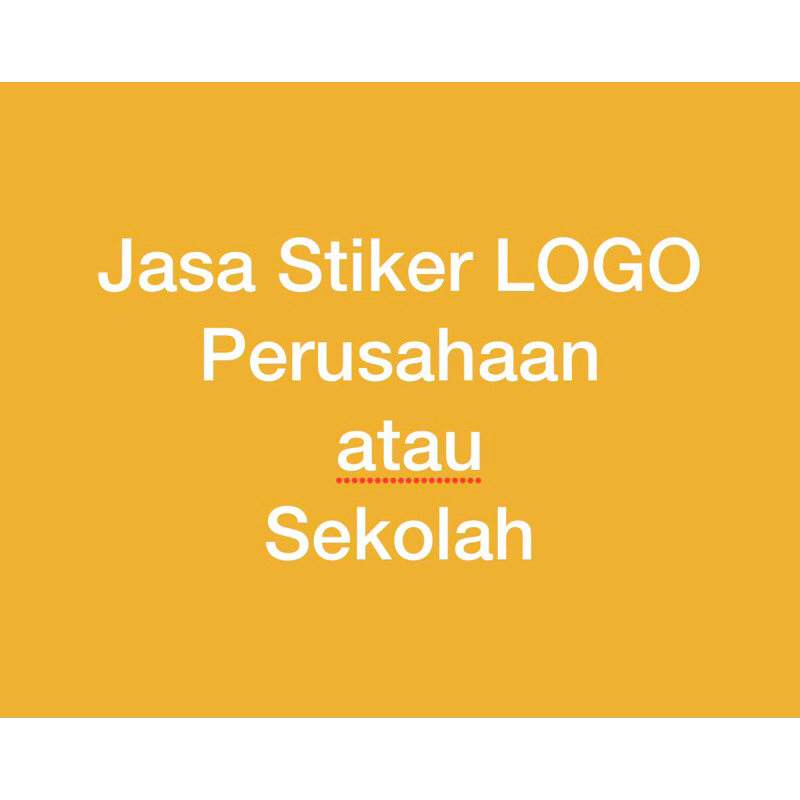 

Stiker Logo Perusahaan