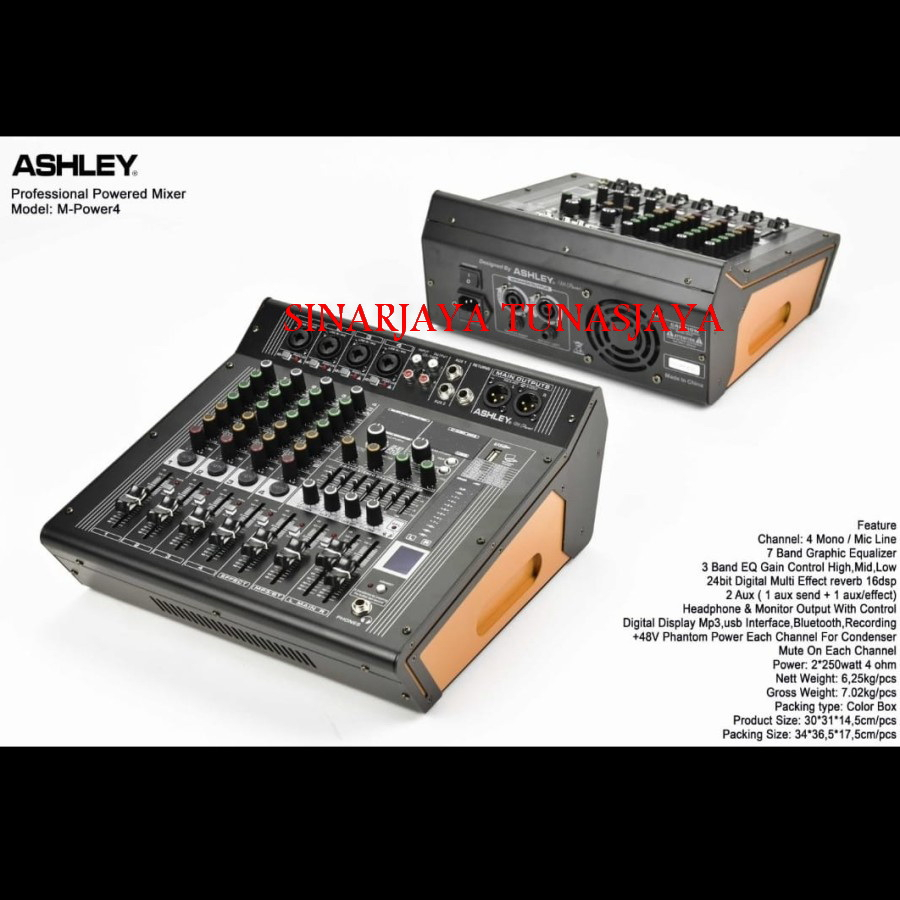 Power MIXER ASHLEY STUDIO4 ORIGINAL studio 4