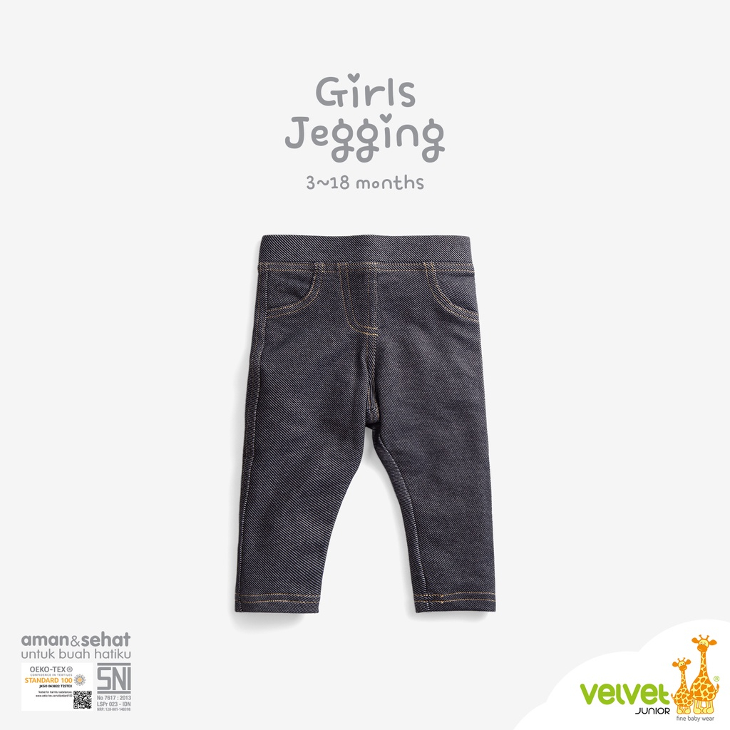 Velvet Junior Jegging Bayi dan Anak Warna Isi Per 2pcs - WARNA RANDOM