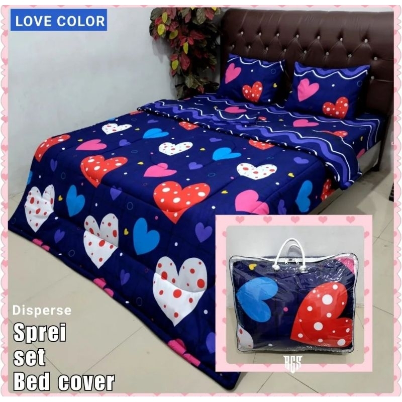 BEDCOVER SPREI UKURAN 180X200 HALUS MURAH