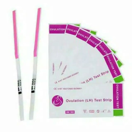WARNA UNGU Tes Ovulasi Masa Subur Kesuburan Wanita LH Tespek Strip Ovulation Test
