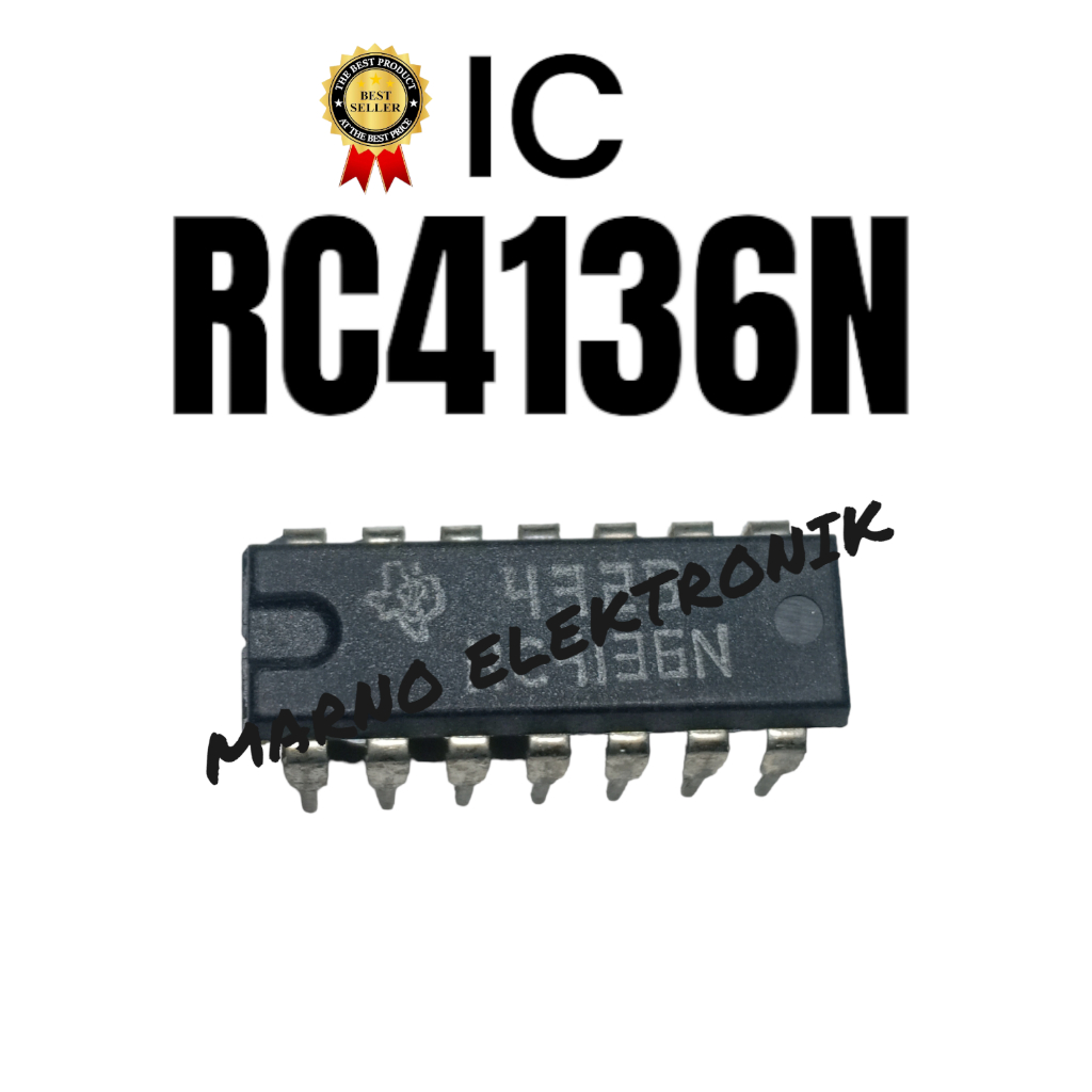 IC RC4136N RC 4136 N RC-4136N ASLI ORI ORIGINAL