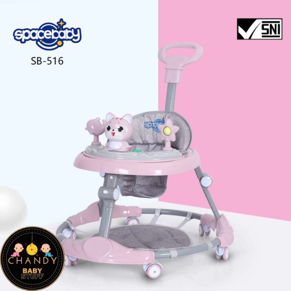 BABY WALKER SPACEBABY SB 516 MAINAN MODEL KUCING