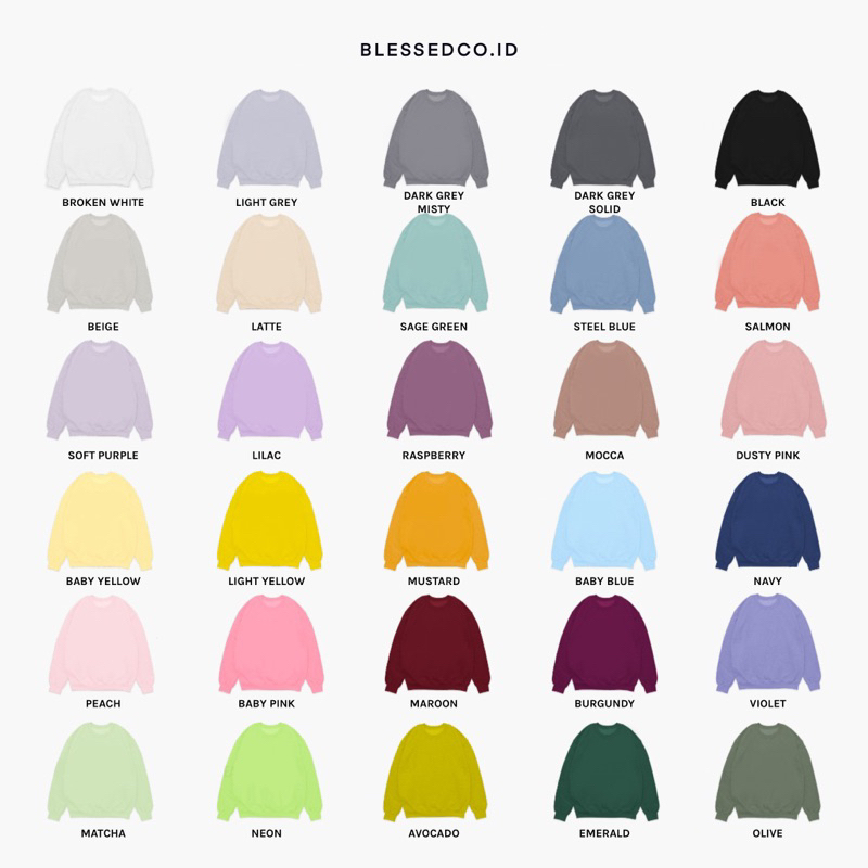 Basic Sweater Pria dan Wanita