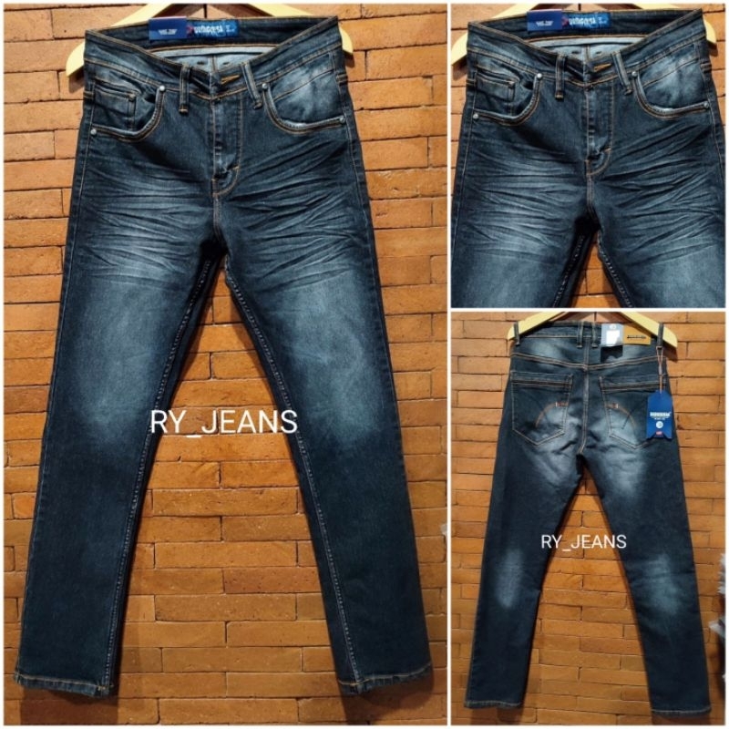 celana jeans pria jeans panjang pria jeans wash ringkel jeans street celana pensil