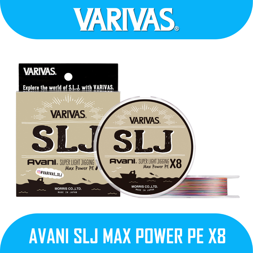 Senar / Line PE Merk Varivas Type Avani Super Light Jigging X8 150m