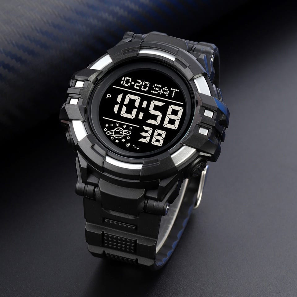 TERBARU!! SKMEI 2003 JAM TANGAN PRIA DIGITAL SPORT WATCH ANTI AIR 5 BAR TALI RUBBER MGOS// ORIGINAL