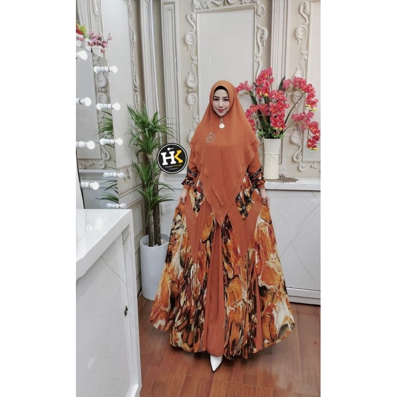 SILVIA SYARI THE SERIES BY HK DERMAWAN GAMIS SYARI CANTIK TERBARU