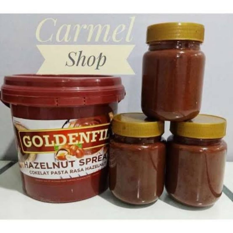 GOLDENFIL KEMASAN UKURAN REPACK 500 250 GRAM 500GR 250GR 500GRAM 250GRAM SELAI JAM OLESAN TOPPING CE