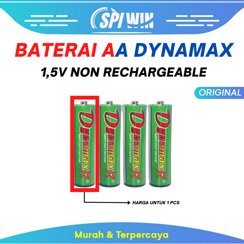 Baterai AA Dynamax Non Rechargeable 1,5 V - 1 Pcs
