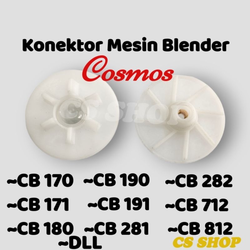 KONEKTOR BLENDER +GEAR GIGI BLENDER COSMOS ORIGINAL/COPEL 1 SET ORIGINAL COSMOS/KONEKTOR 1 SET ORI COSMOS CB 171,CB 172,CB 180,CB 190,CB 191,CB 281,CB 282,CB 721 DLL