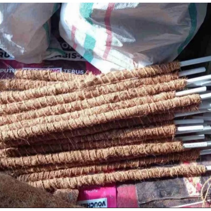 TURUS SABUT KELAPA TURUS KAYU PENYANGGA TANAMAN 1 METER