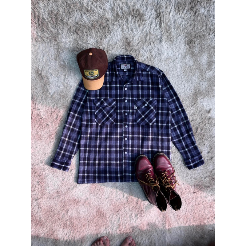 FLANEL OUTER WOL/WOOL “DYU DYU” SIZE L/XL LIKE NEW (veterano)