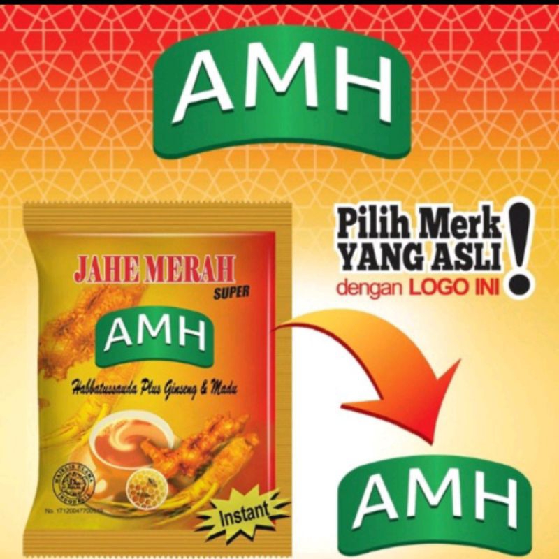 

Guaranted OriginaL Jahe merah AMH ECERAN 1 SACHET