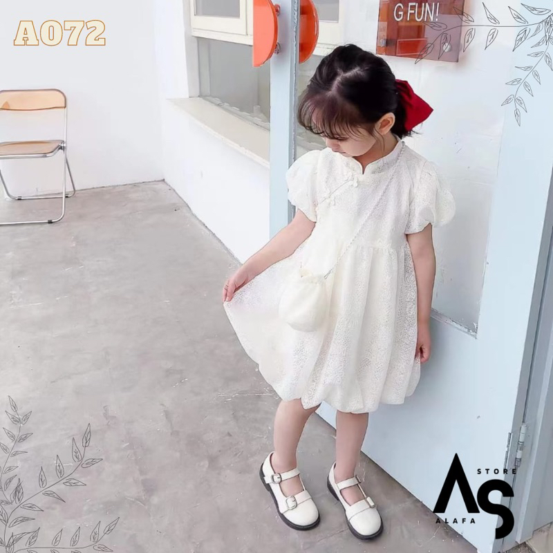 Dress anak Import super premium A072 - Dress pesta 3-5 Tahun