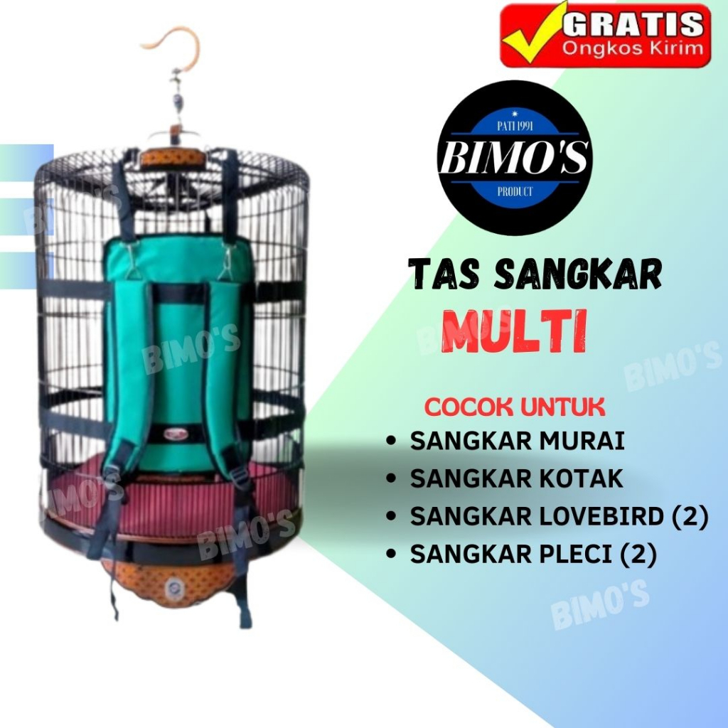 Tas Sangkar Tas Ransel Sangkar Gendongan Sangkar Multi Untuk Semua Jenis Sangkar