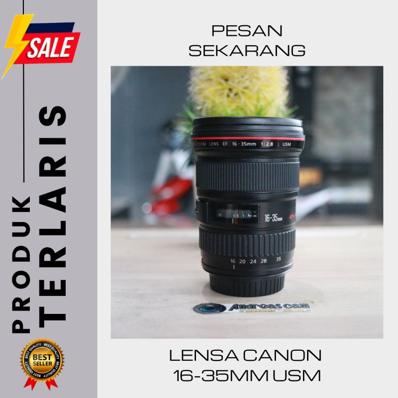 Lensa Canon EF 16-35mm F2.8 L USM Ultrasonic Lens Kamera