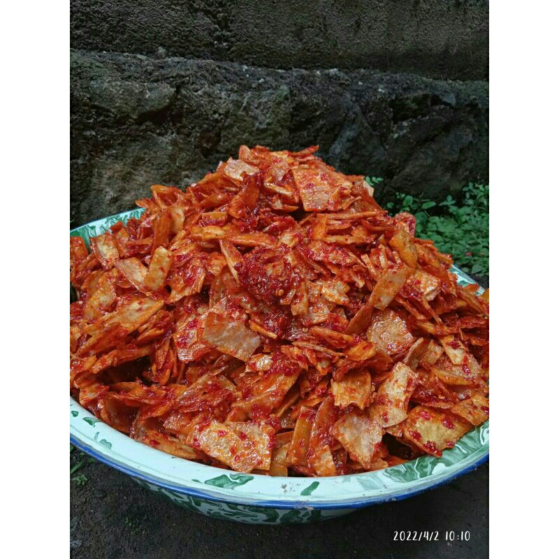 

Cemilan Kletikan Manggleng Pedas Manis Sambel Berlimpah 250 gram