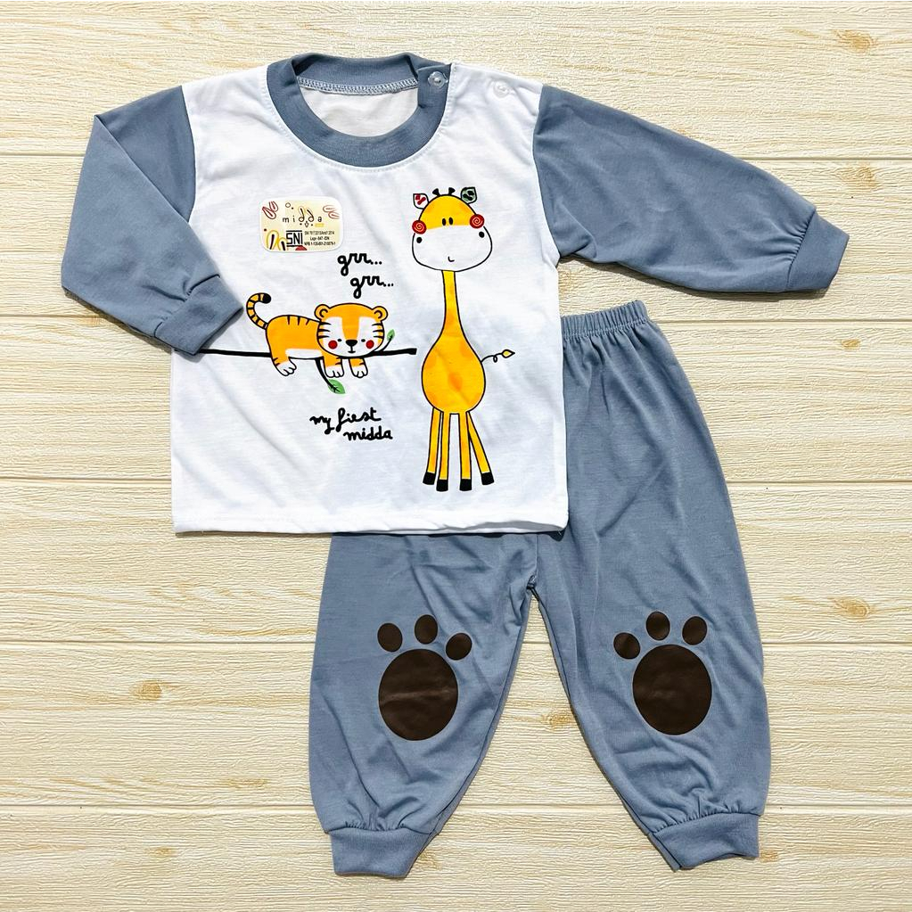 COD piyama anak laki-laki / setelan baju bayi cowo baju tidur baby alicia
