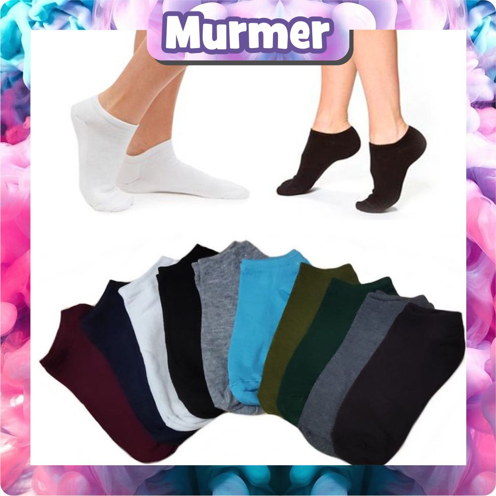 MurmerOfficial Kaos Kaki Semata Kaki Polos Bebas Pilih Warna R568