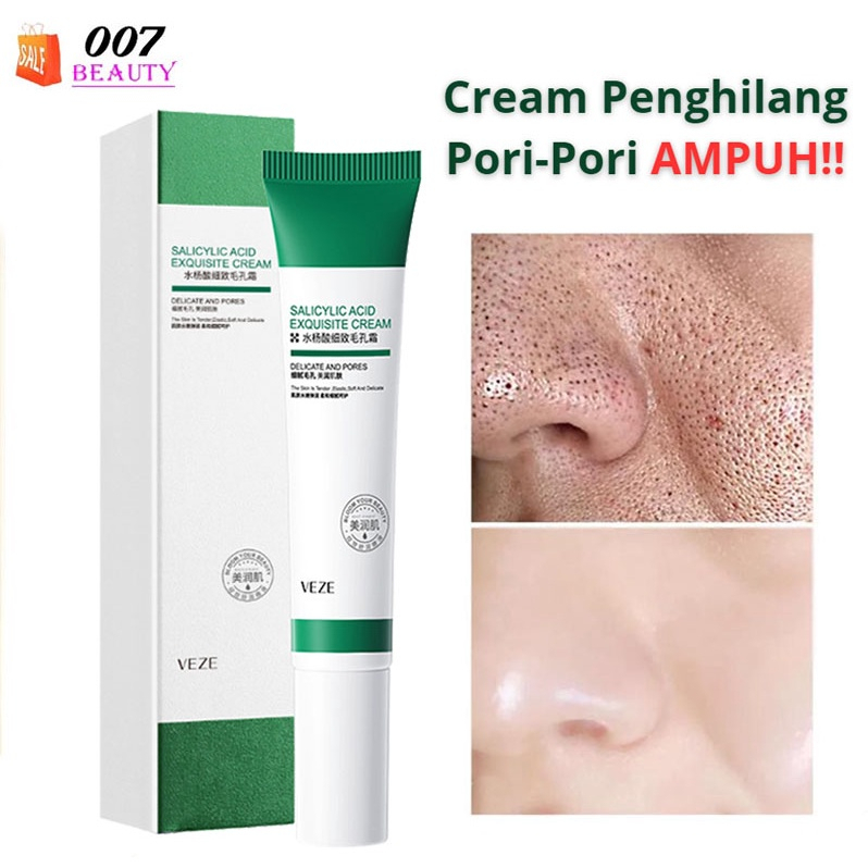 (COD ) VENZEN Pori Ampuh 20ml - alicycid Acid Cream Penghilang Pori-Pori