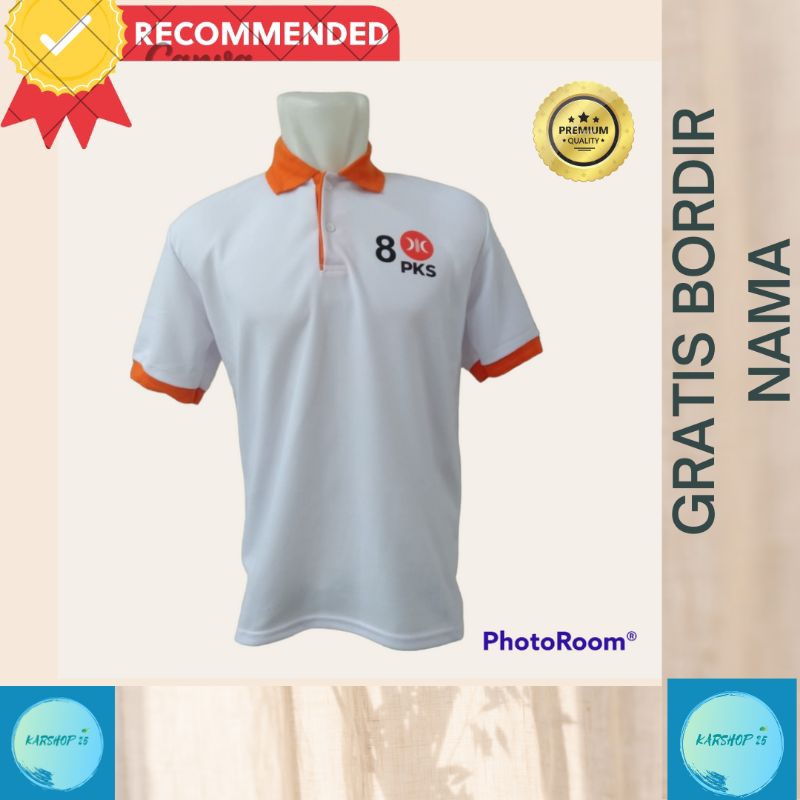 KAOS PKS TERBARU KAOS KERAH PKS