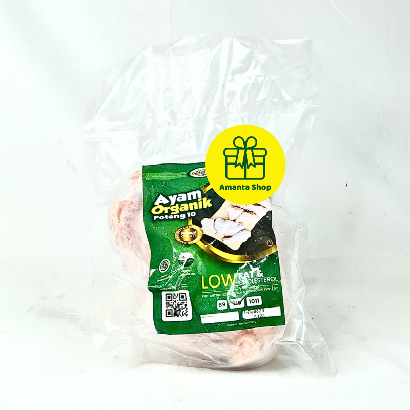 Amanta Segar Bogor | Ayam Organik Probiotik Ayam Utuh 1 kg Potong 10 Berkah Chicken Bogor Telah Bers