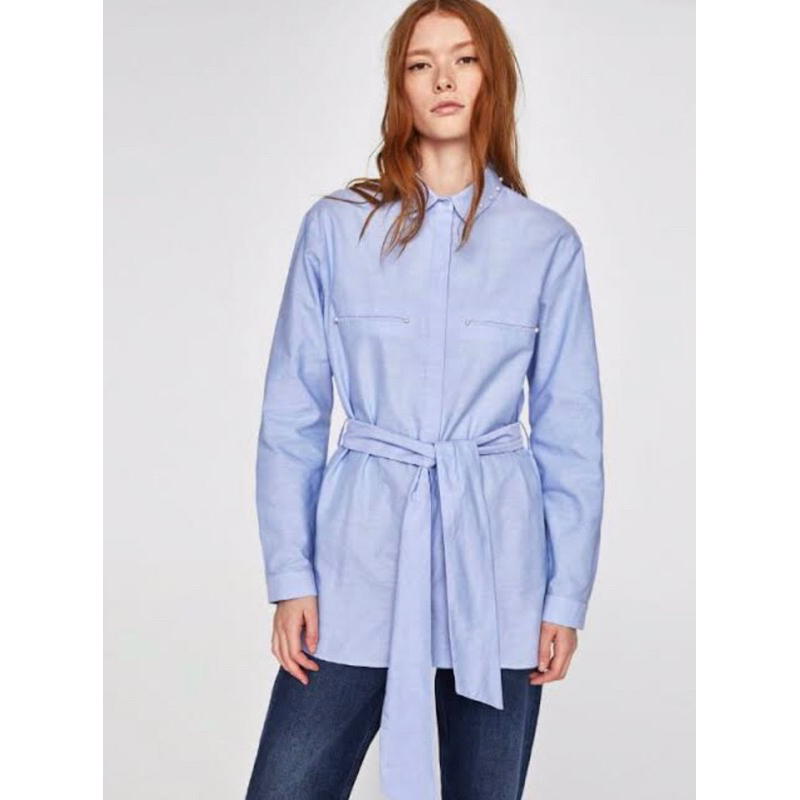 Zara pearls tunik with belt
