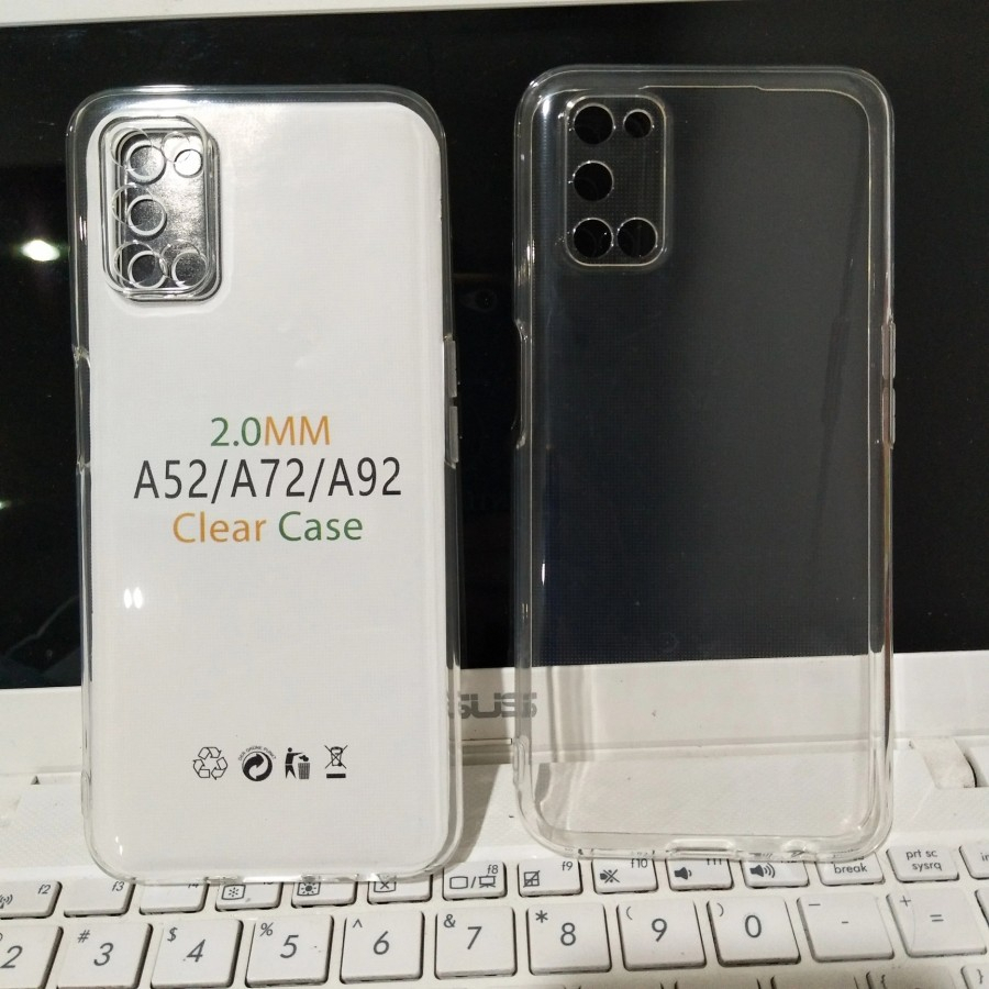 OPPO A78 5G OPPO A1K OPPO A95 OPPO A52 OPPO A92 Case softcase silikon hd bening TPU 2.00MM soft casing protect camera cover pelindung kamera