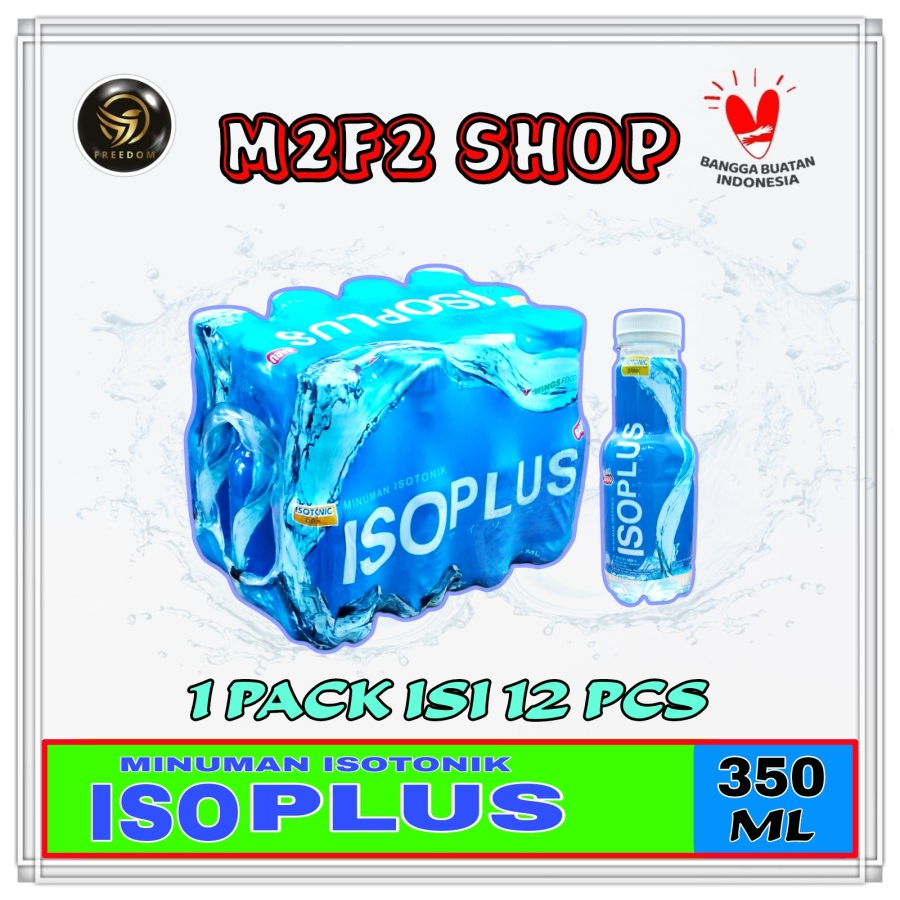 

Isoplus Minuman Isotonik Botol Plastik Pet - 350 ml (Kemasan Karton)