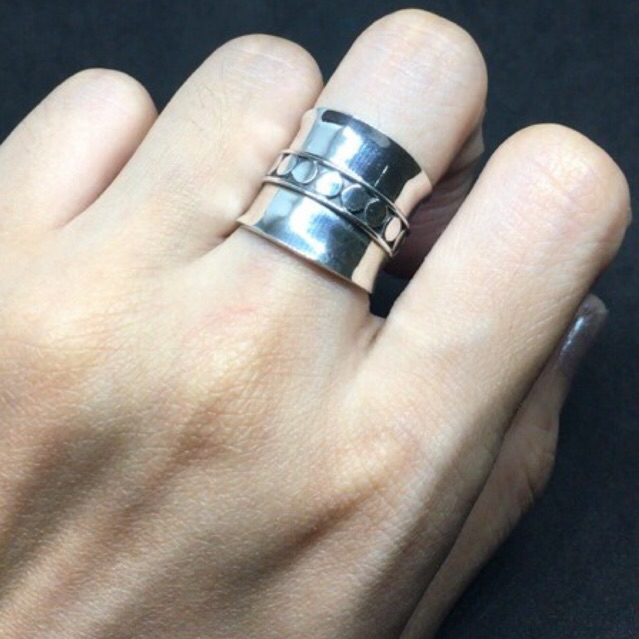 Cincin Wanita Perak 925 Asli Aesthetic Keren Unik
