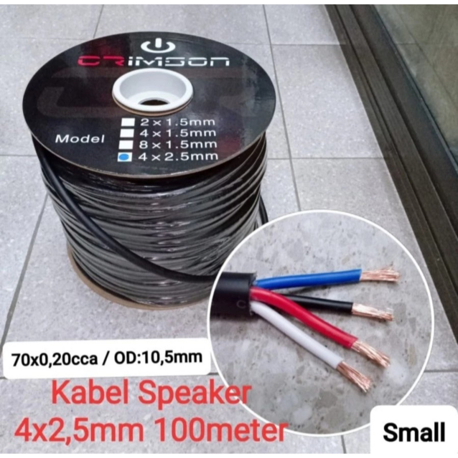 Kabel Speaker Crimson 4 x 2.5 mm Original Crimson 4x2.5 mm