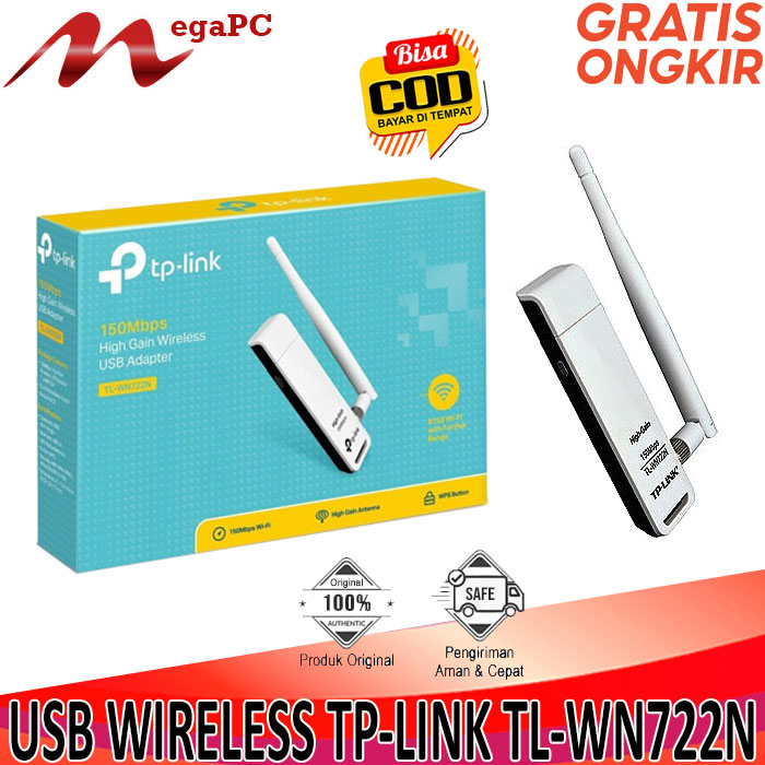 TP-LINK TL-WN722N 150Mbps Wireless USB Adaptor