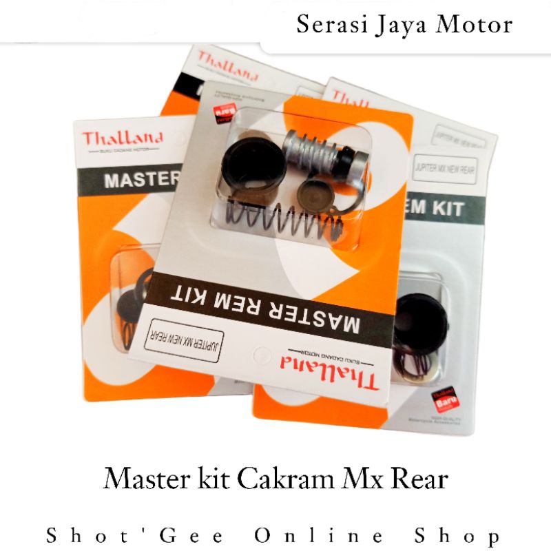 MASTER KIT CAKRAM MX NEW REAR/MX KING REAR (BELAKANG) / SIL MASTER CAKRAM BAWAH BELAKANG JUPITER MX NEW/MX KING