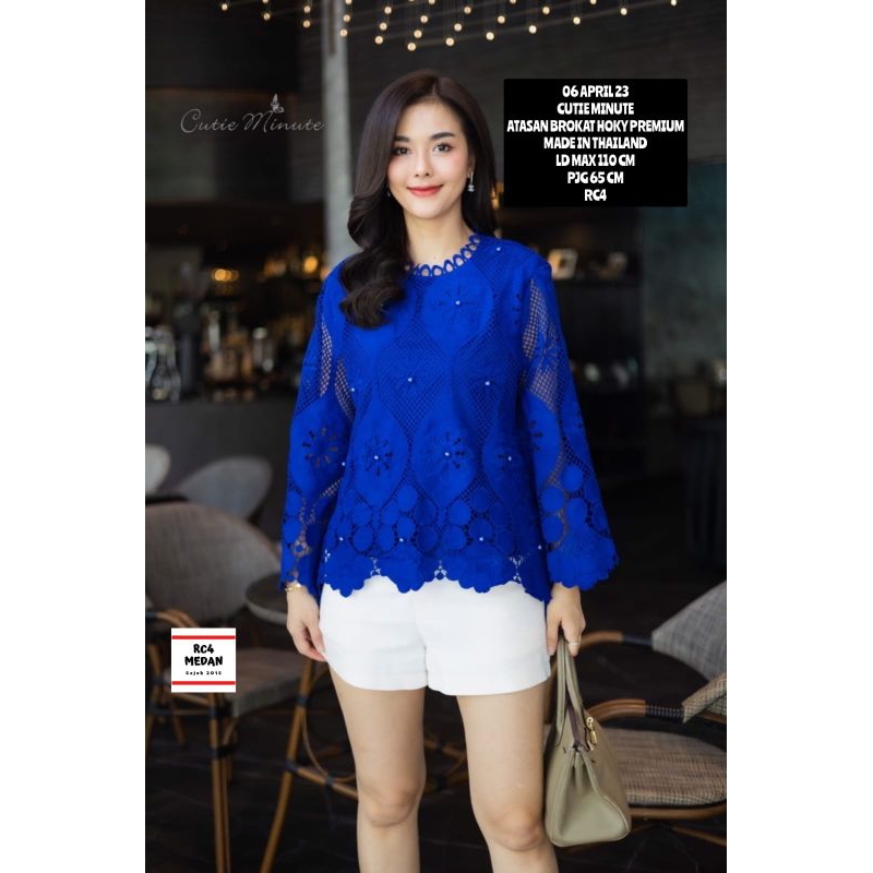 Cutie Minute Blouse Brokat Hoky Bangkok