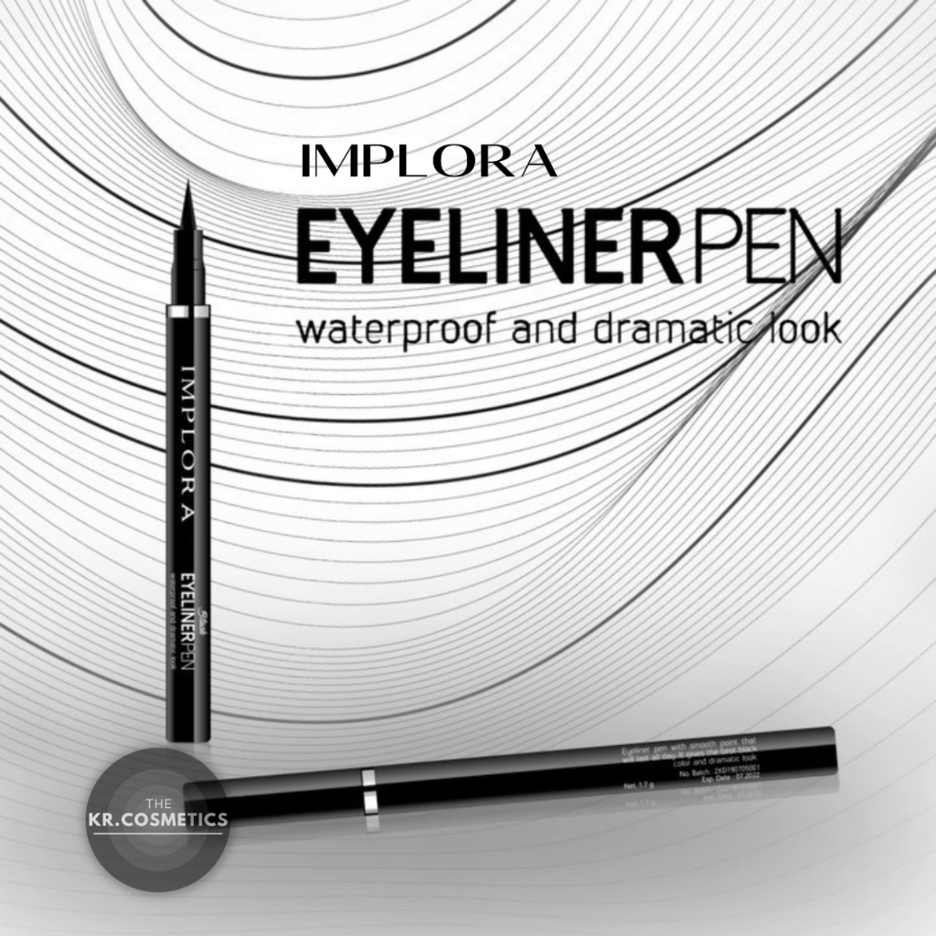 IMPLORA Eyeliner Pen Black-waterproof and dramatic look 1,7 gr